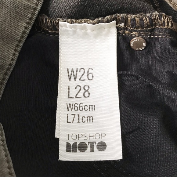 Topshop Leigh olive green skinny jeans - Picture 6 of 12